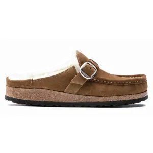 BIRKENSTOCK- BUCKLEY SHEARLING SUEDE LEATHER SHOE