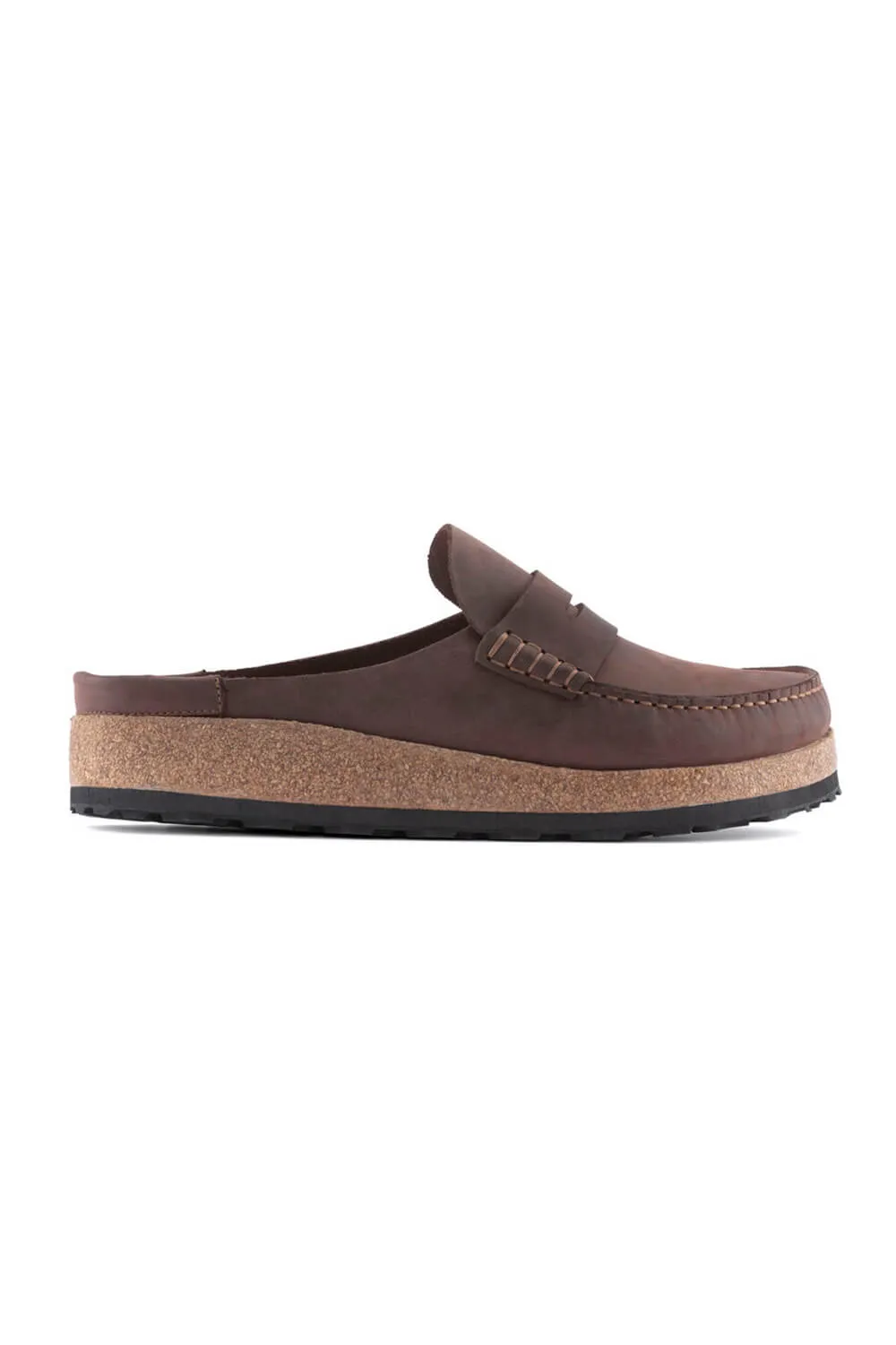 Birkenstock Naples Oiled Leather Clogs for Men in Habana | 1025033
