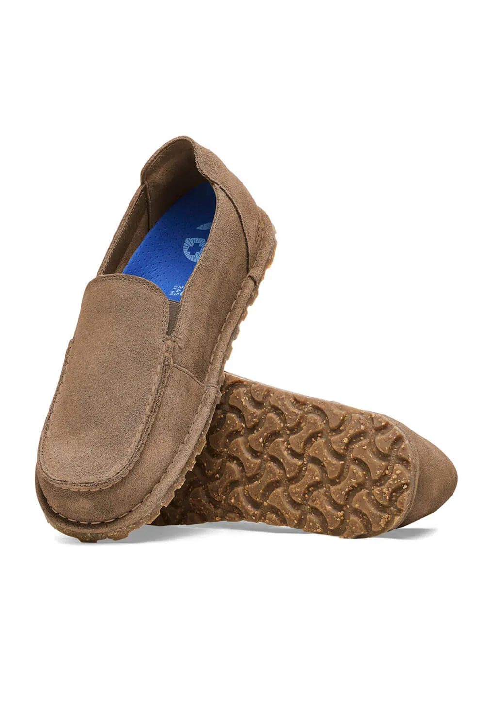 Birkenstock Utti Slip-On Shoes for Men in Gray Taupe | 1027494