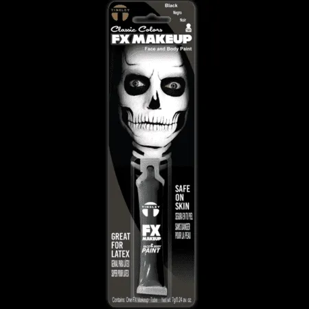 Black Quick Drying Face and Body Cream Paint