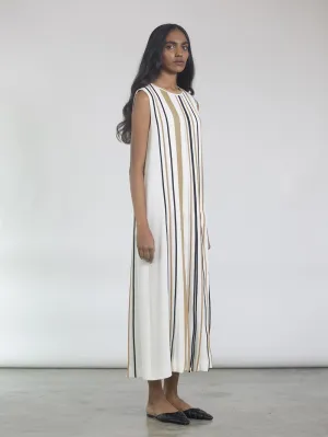 Bodice   I   Dress-Sleeveless-With-Signature-Bound-Pleats-Along-Front