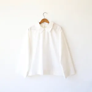 Bon Pointed Collar Shirt - White