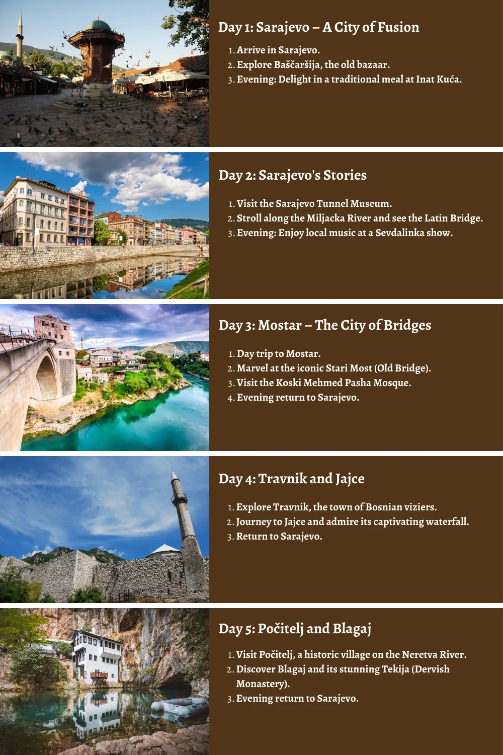 Bosnia and Herzegovina - From Ottoman Footprints to Mountain Echoes: A Comprehensive 10-Day Guide