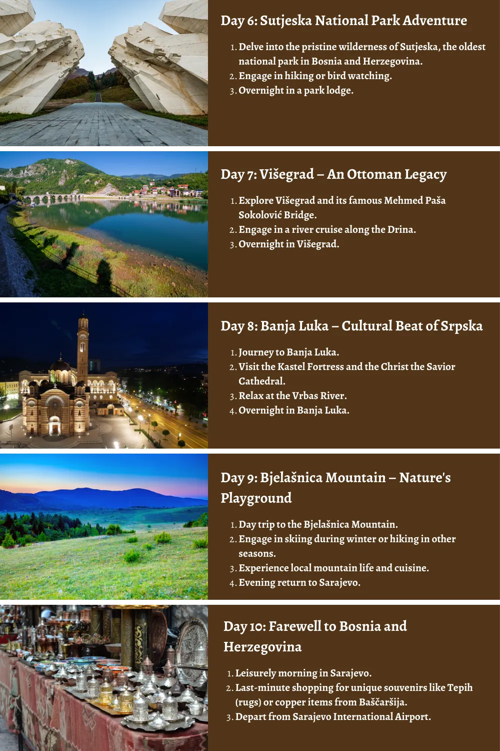 Bosnia and Herzegovina - From Ottoman Footprints to Mountain Echoes: A Comprehensive 10-Day Guide