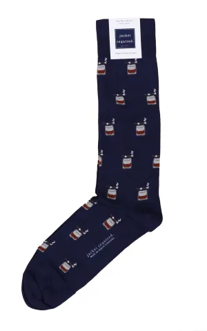 Bourbon & Cigars Mid Calf Socks