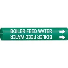 Brady BOILER FEED WATER Snap-On/Strap-On Pipe Marker|Buy Online