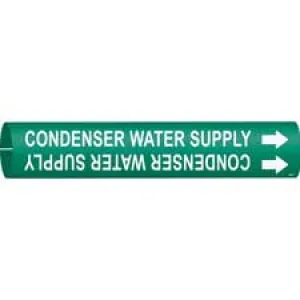 Brady CONDENSER WATER SUPPLY Snap-On/Strap On Pipe Marker|Buy Online