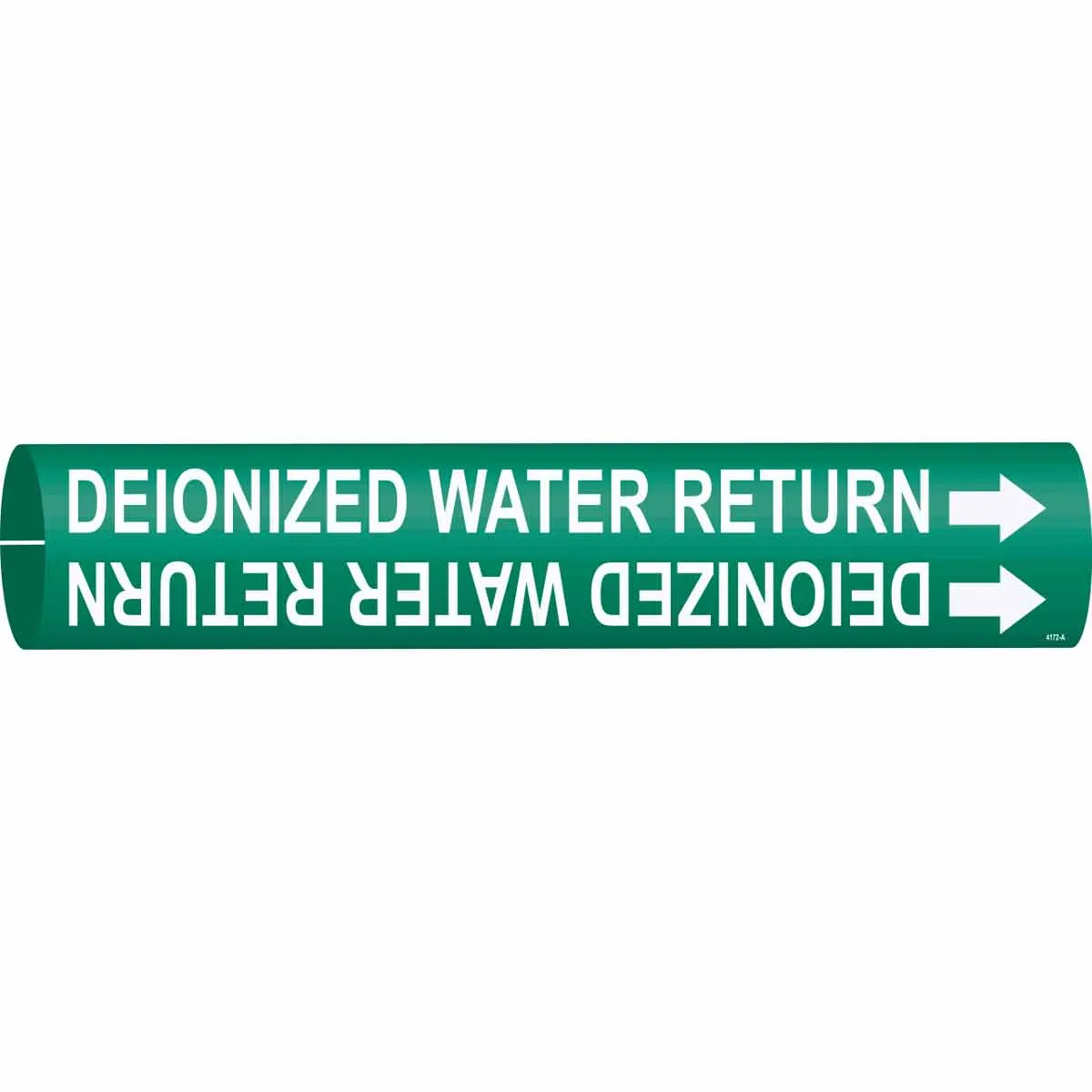 Brady DEIONIZED WATER RETURN Snap-On/Strap-On Pipe Marker|Buy Online