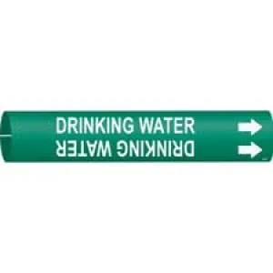 Brady DRINKING WATER Snap-On/Strap-On Pipe Marker|Buy Online