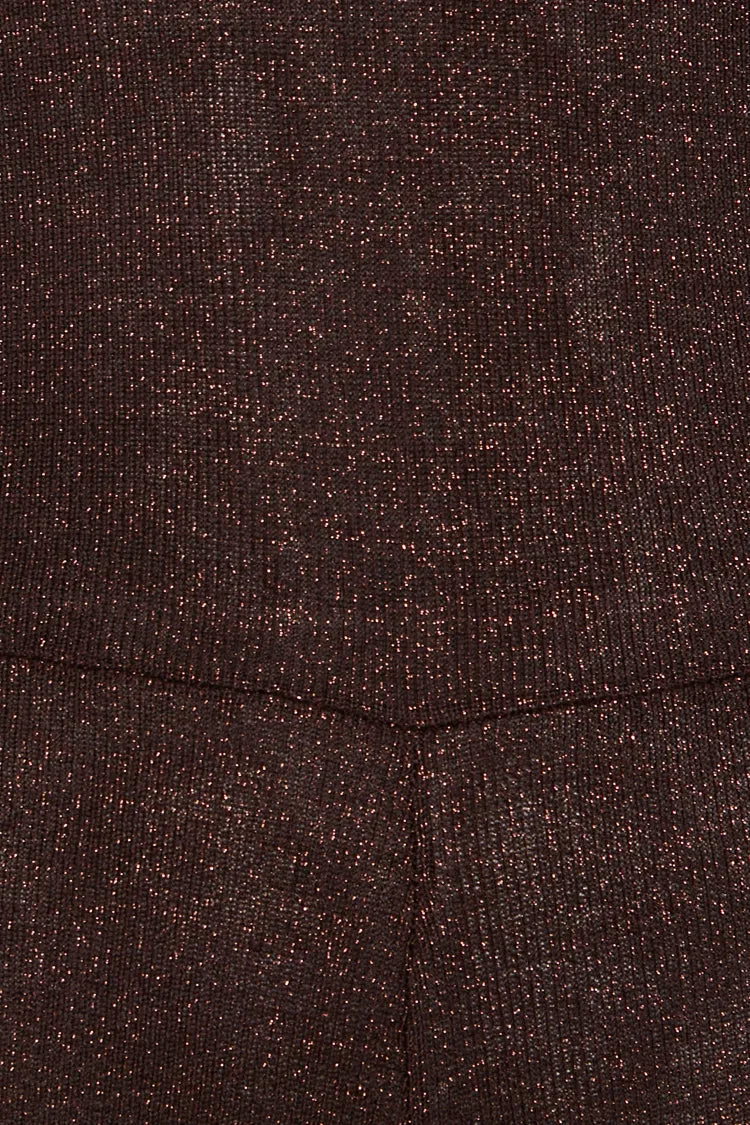 Brown Sparkle Jumpsuit
