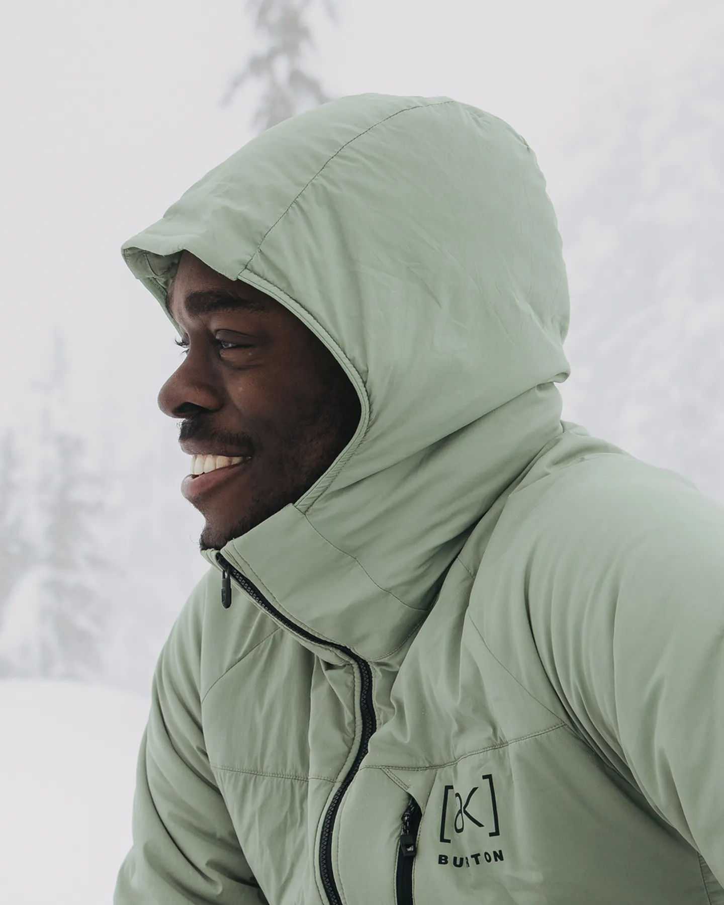 Burton Men's [ak]® Helium Hooded Stretch Insulated Jacket - Hedge Green