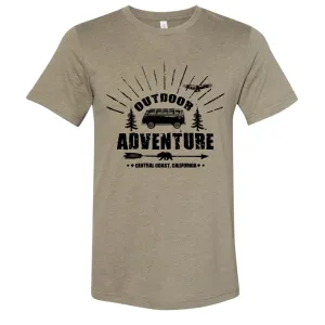 California Outdoor Adventure Asst Colors Sueded Tee
