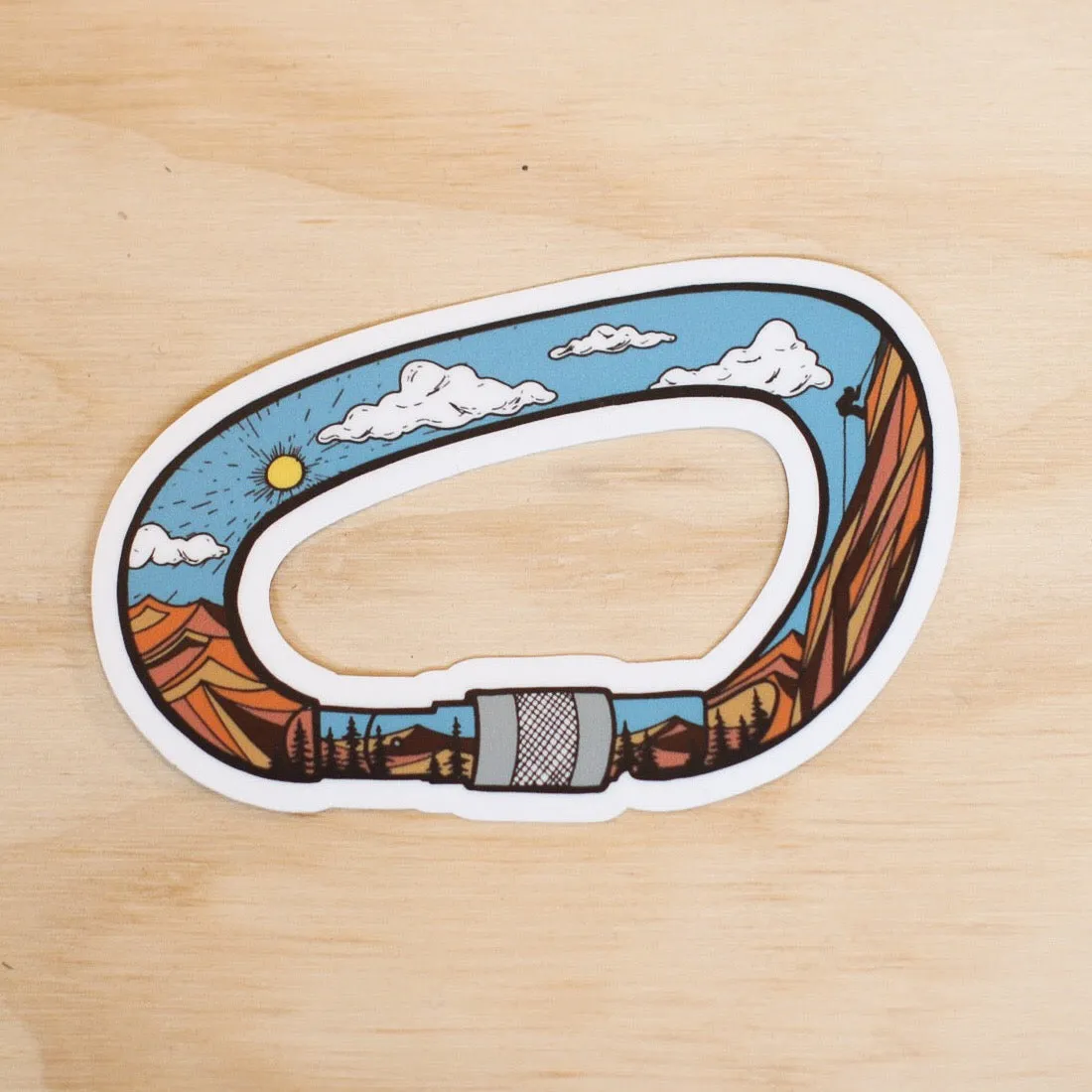 Carabiner Sticker