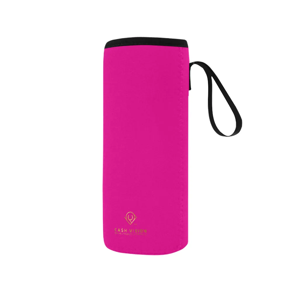 Cash Vision Medium Neoprene Water Bottle Pouch - Pink