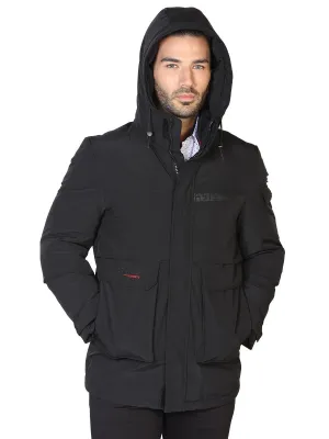 Chamarra Casual Negro para Hombre 'El Señor de los Cielos' - ID: 43085