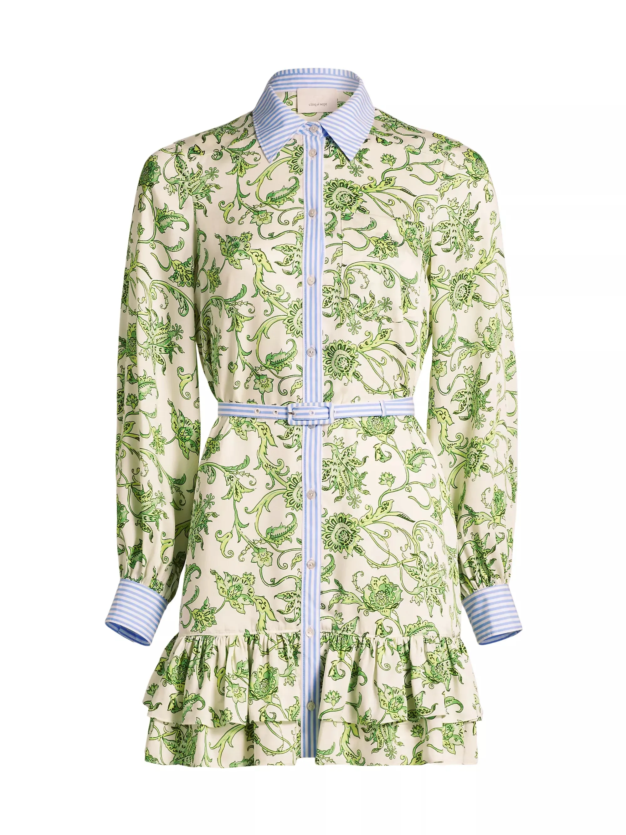 CINQ Á SEPT IVY PAISLEY TIRZA DRESS