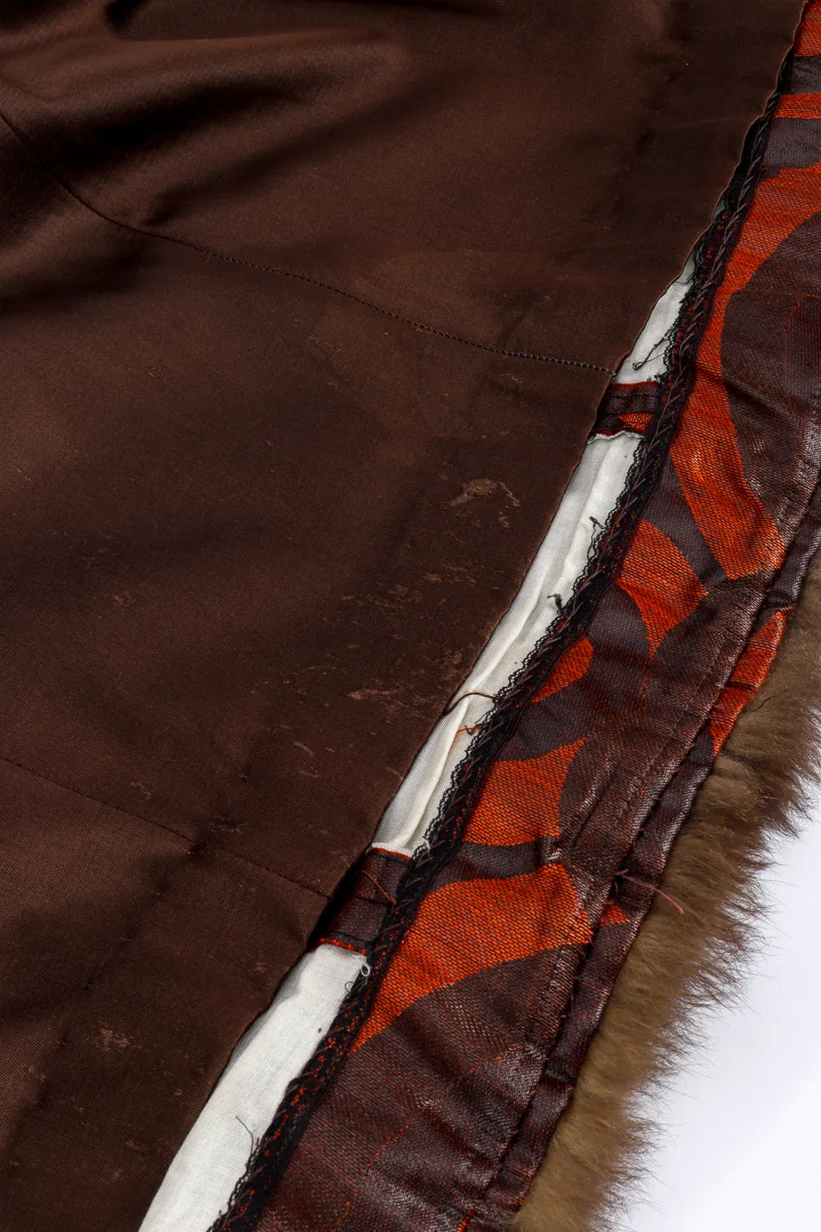 Circle Fur Trim Coat