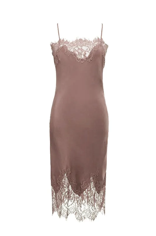 Coco Lace Silk Dress