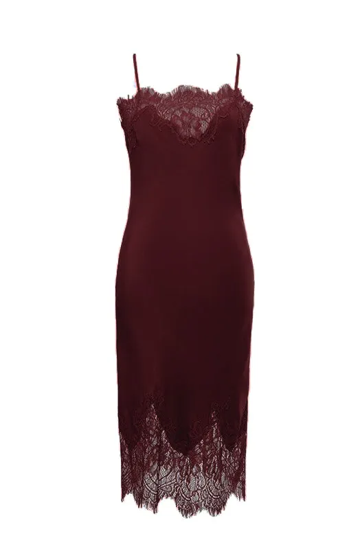 Coco Lace Silk Dress