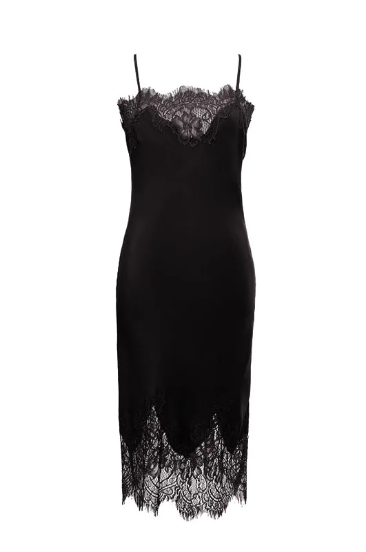 Coco Lace Silk Dress
