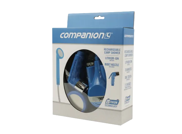 Companion - Rechargeable  Portable Camp Shower