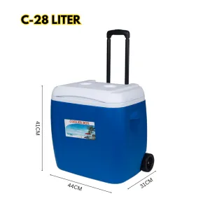 Cool Box Food Storage Box Home Refrigerator Outdoor Portable Compressor Cool Box, Refrigerated Fresh, Keeps Cold, Car and Camping, Travel