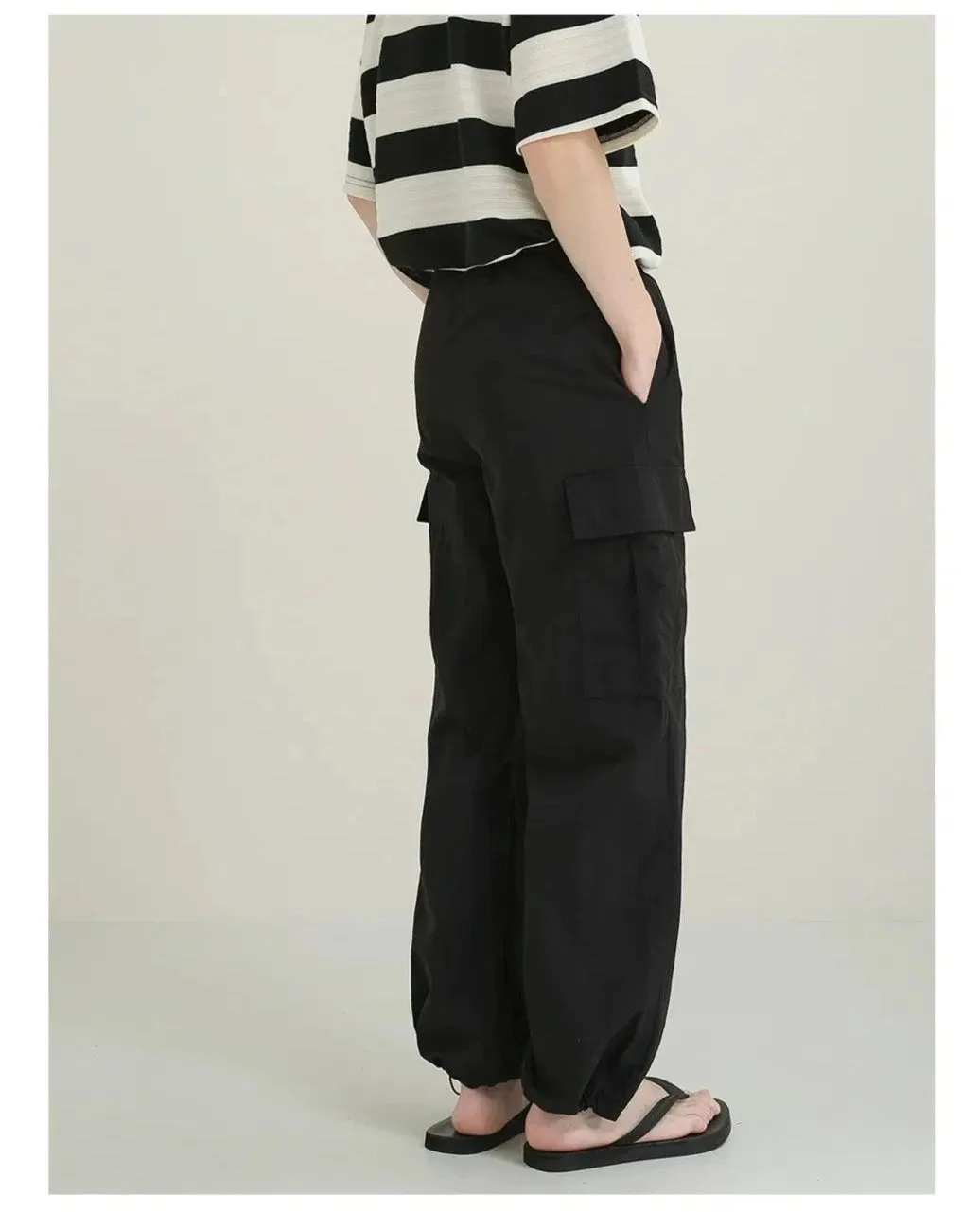 Cuffed Overalls Quick-drying Sweatpants