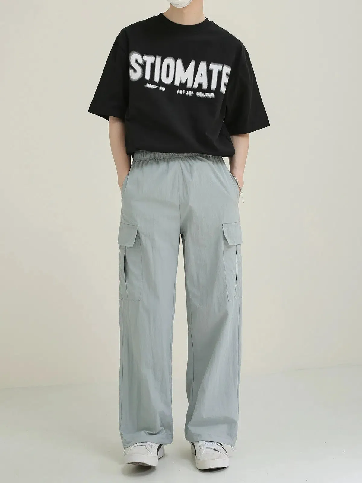 Cuffed Overalls Quick-drying Sweatpants