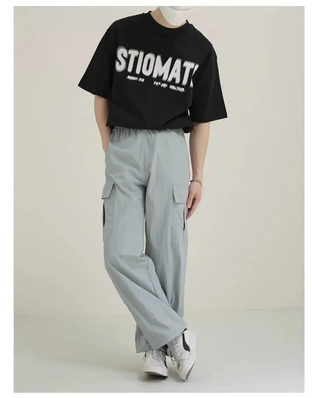 Cuffed Overalls Quick-drying Sweatpants
