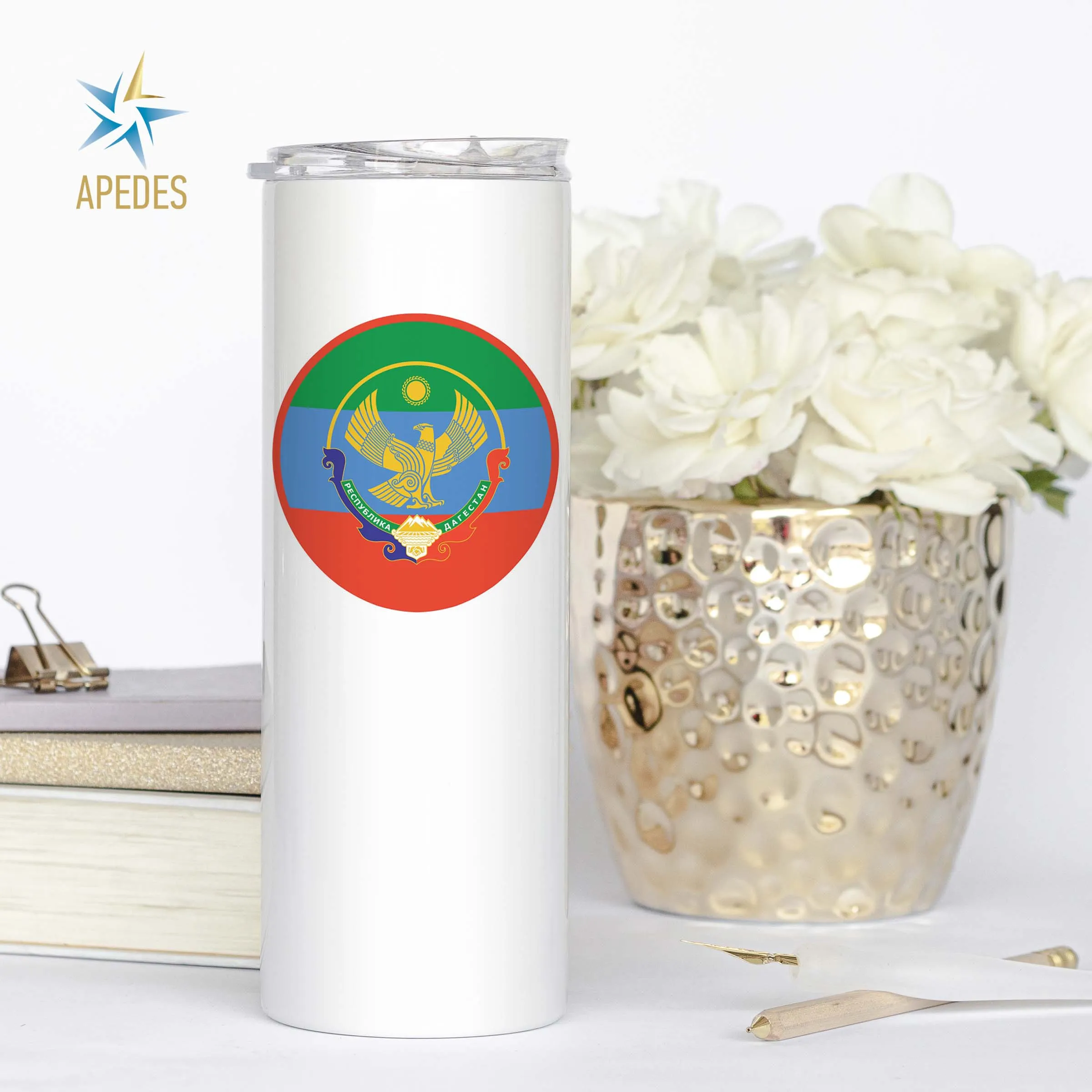Dagestan Stainless Steel Skinny Tumbler 20 OZ