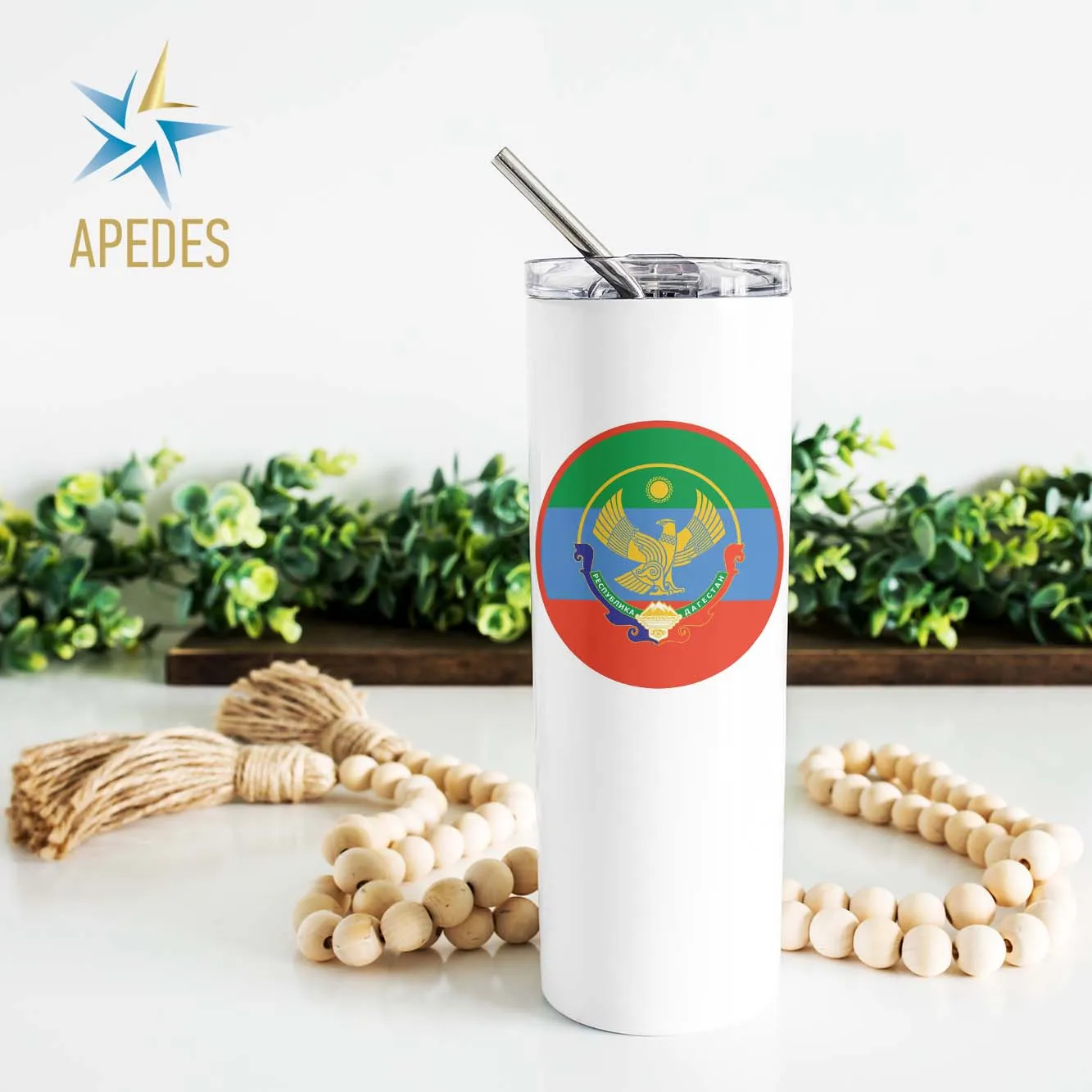 Dagestan Stainless Steel Skinny Tumbler 20 OZ