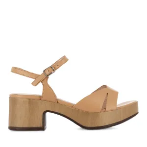 DARCY D-8841 - SAND/NATURAL LEATHER