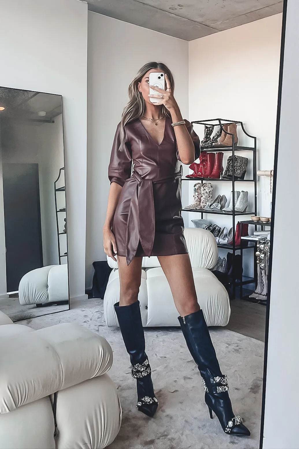 DEAL My Boots Slay Black Jeweled Stiletto Boots