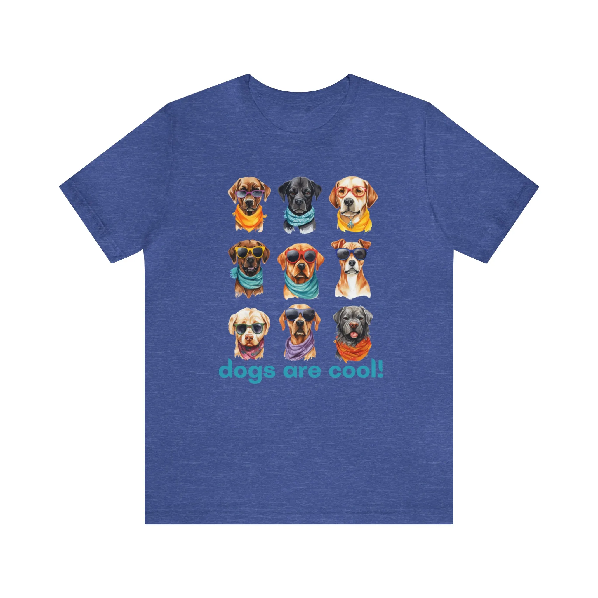 Dogs are Cool T-Shirt | Love DogsTee |  Bella Canvas 3001 Unisex |  Puppy Lover Short Sleeve Tshirt