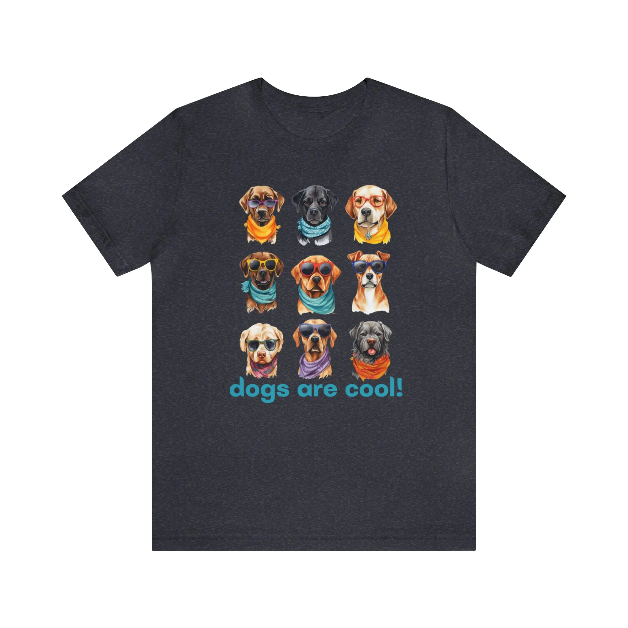 Dogs are Cool T-Shirt | Love DogsTee |  Bella Canvas 3001 Unisex |  Puppy Lover Short Sleeve Tshirt
