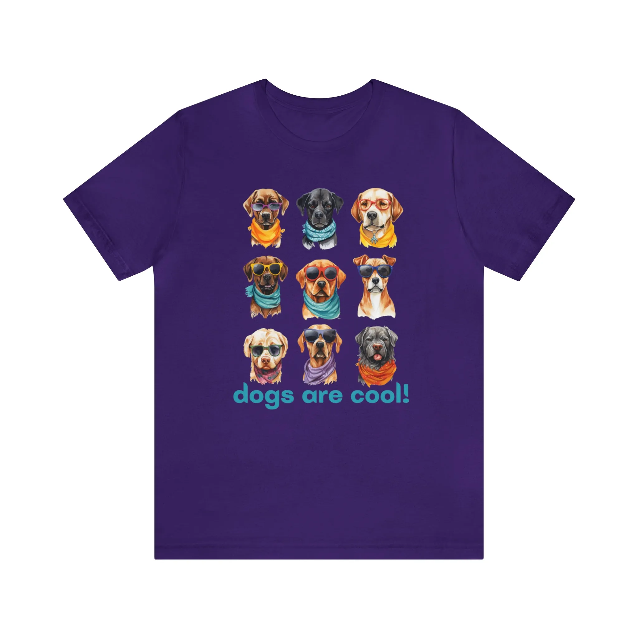 Dogs are Cool T-Shirt | Love DogsTee |  Bella Canvas 3001 Unisex |  Puppy Lover Short Sleeve Tshirt
