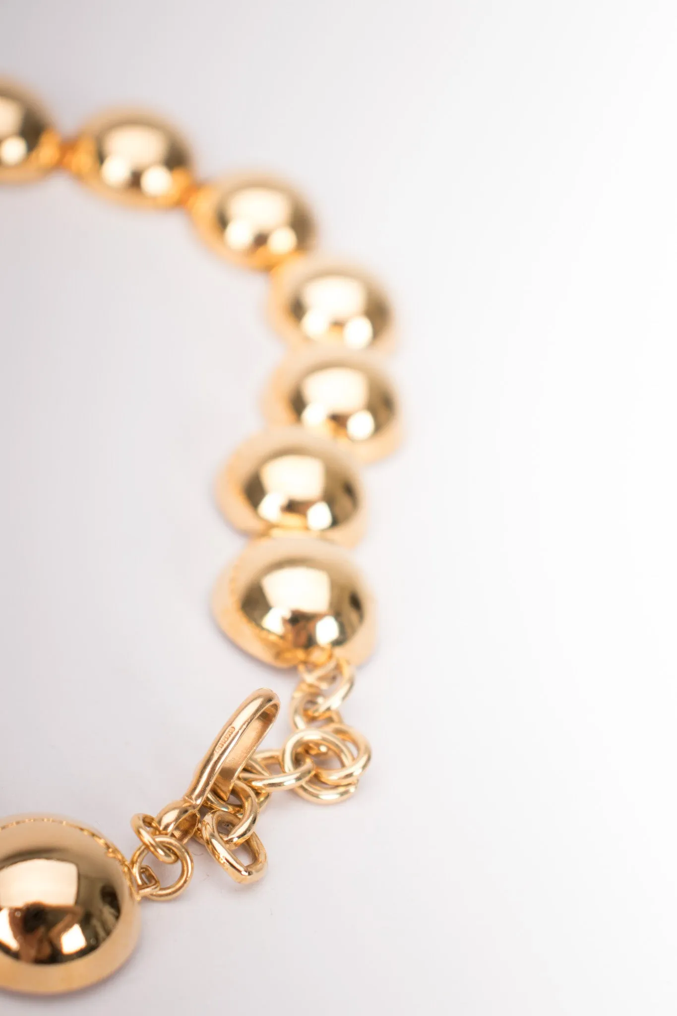 Dome Bead Collar Necklace