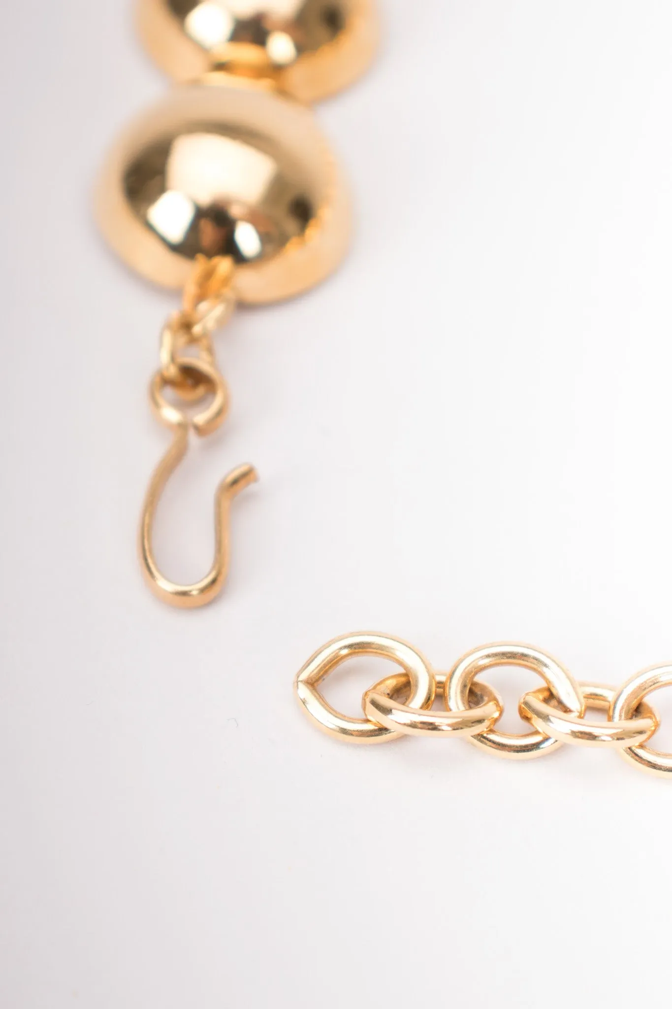 Dome Bead Collar Necklace