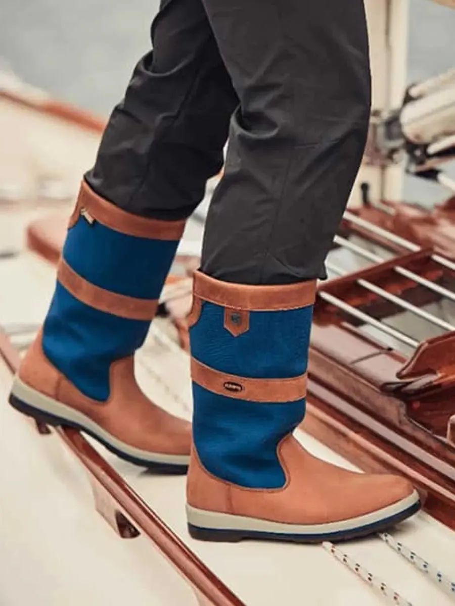 DUBARRY Shamrock Sailing Boots - Navy & Brown