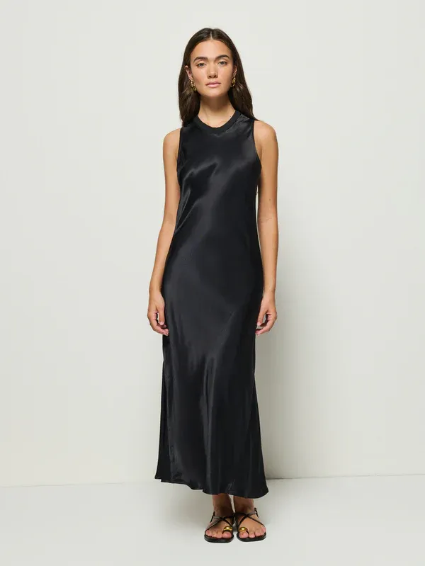 DULCE DRESS IN JET BLACK