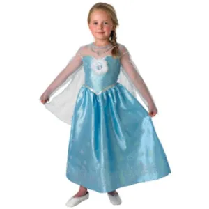 Elsa Frozen Deluxe Costume Size M.