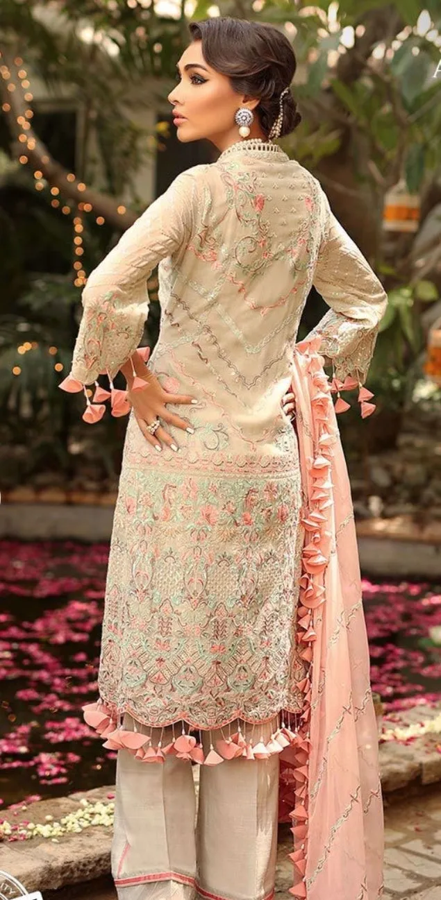 Embroidered Pakistani clothes design 2019 # P2640
