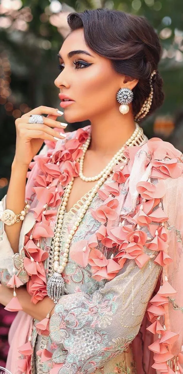 Embroidered Pakistani clothes design 2019 # P2640