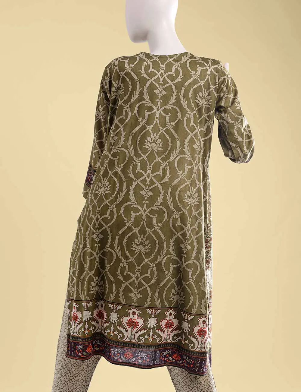 ET-05 - Intrinsic Grace   |  Unstitched Printed &amp; Embroidered Cambric Dress