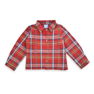 Eton Long Sleeve Dress Shirt -- Hampton Plaid
