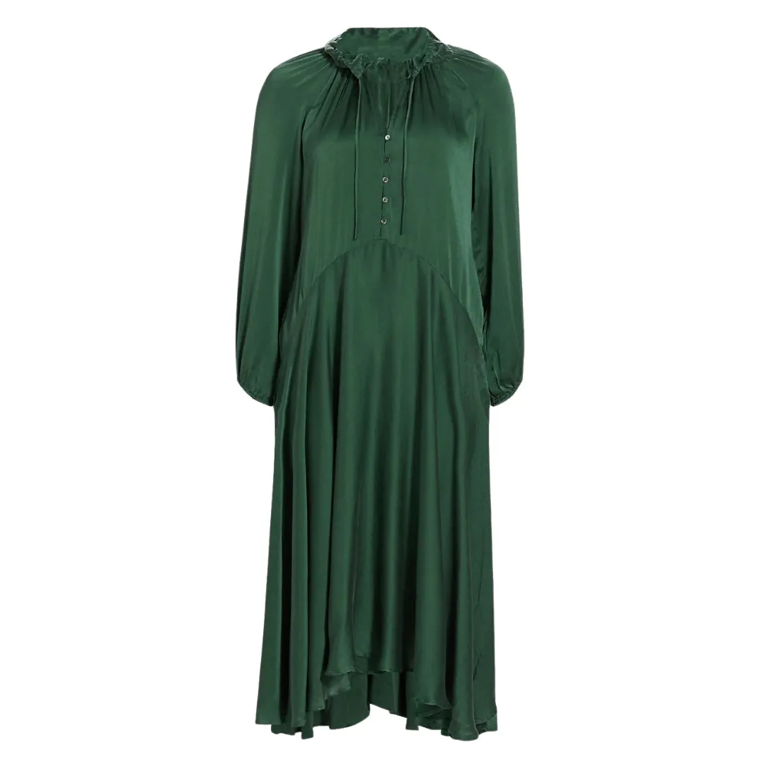 Eva Silk Dress - Mint