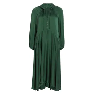 Eva Silk Dress - Mint