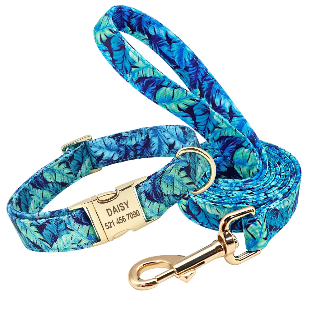 Fascinating Florals: Collars And Leashes | Personalized