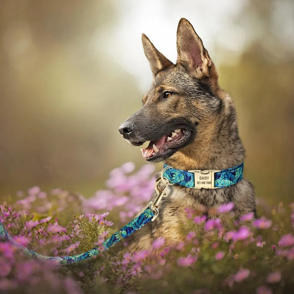 Fascinating Florals: Collars And Leashes | Personalized