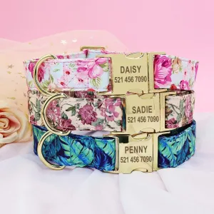 Fascinating Florals: Collars And Leashes | Personalized